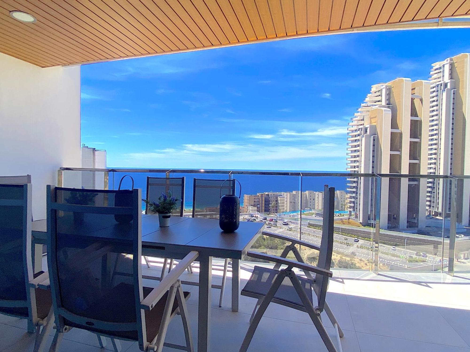 Lujoso Apartament Con Impresionantes Vistas Al Mar ベニドルム エクステリア 写真