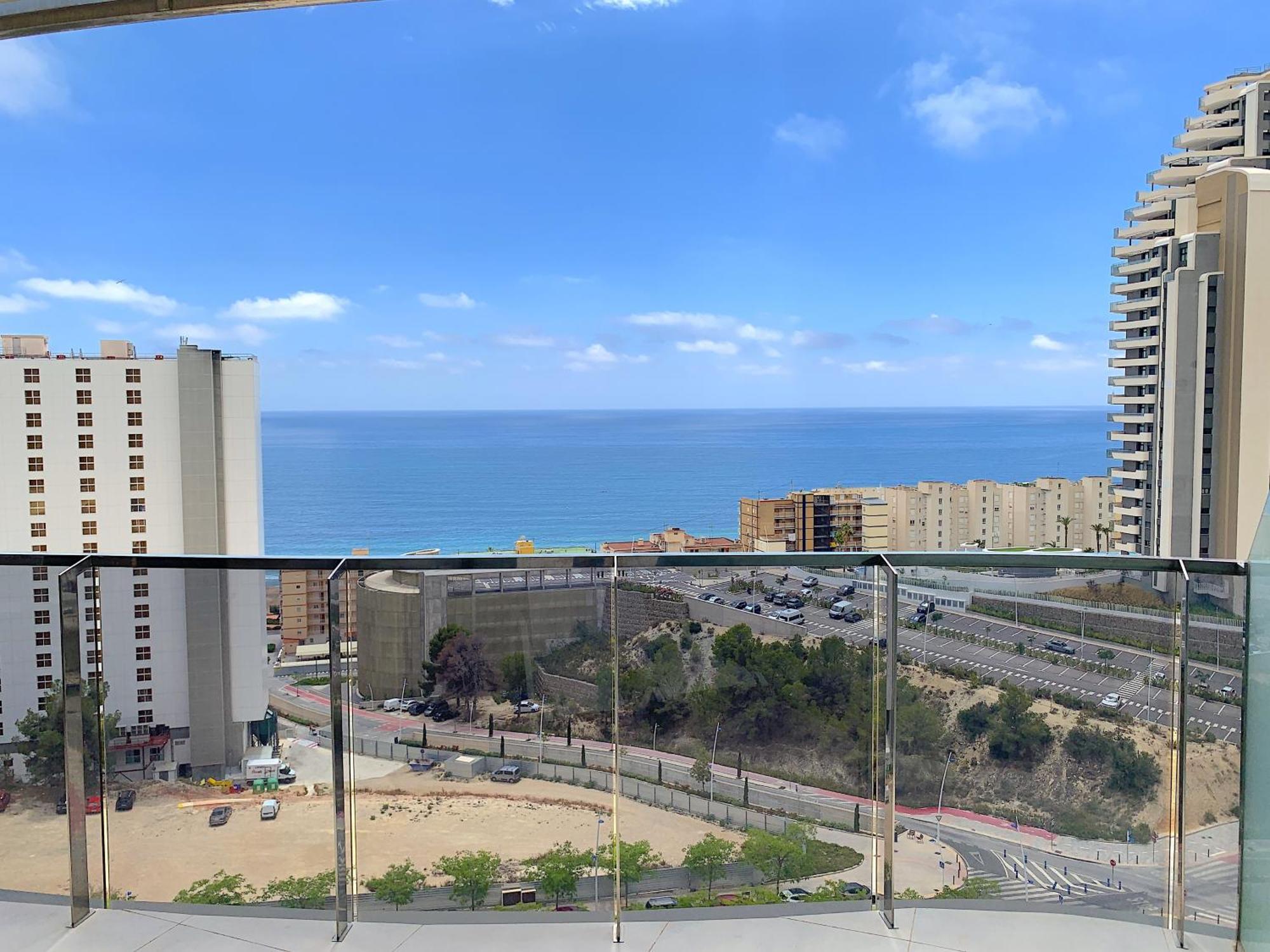 Lujoso Apartament Con Impresionantes Vistas Al Mar ベニドルム エクステリア 写真